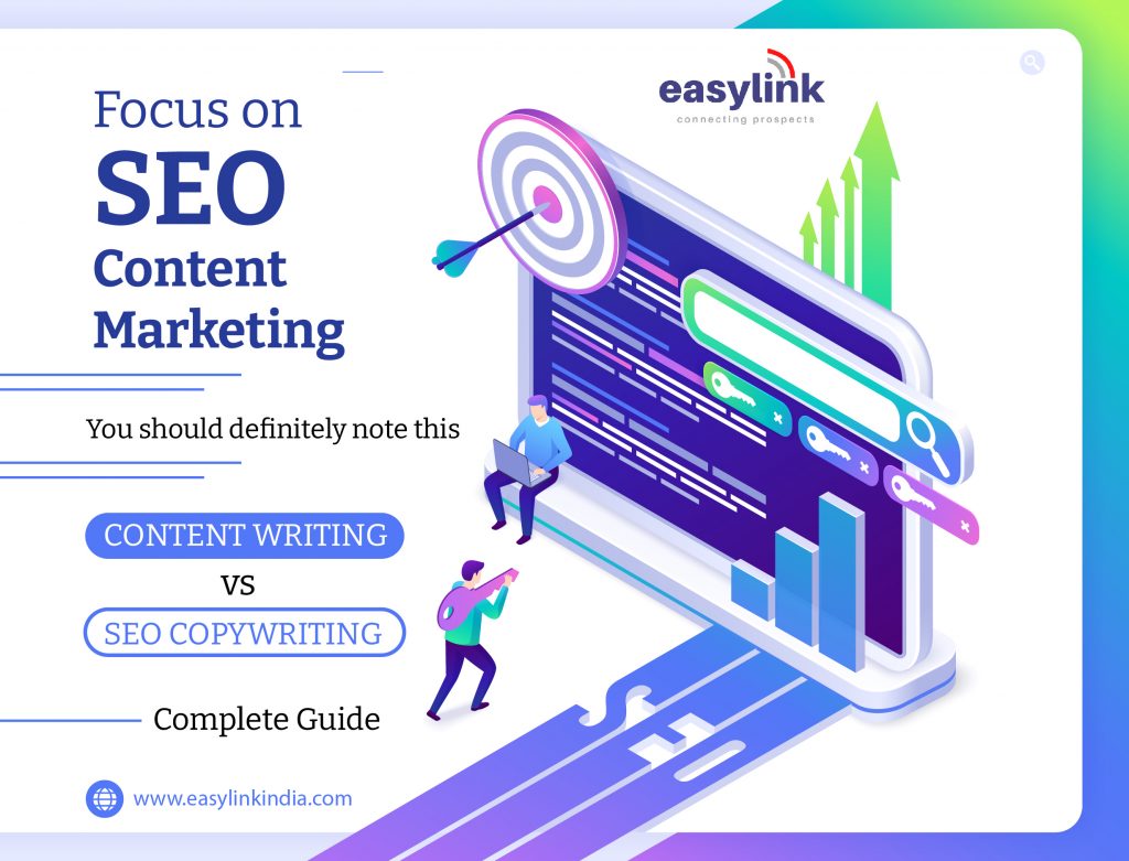 Distinction between SEO Content Writing & SEO Copywriting