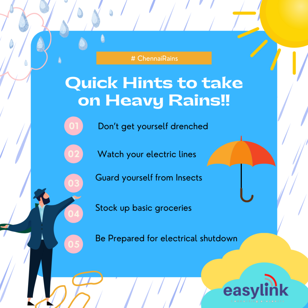 Quick Hints to take on Heavy Rains!!